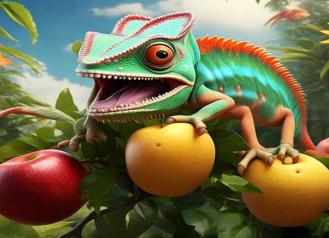 贪吃的变色龙故事内容、贪吃的变色龙故事内容概括