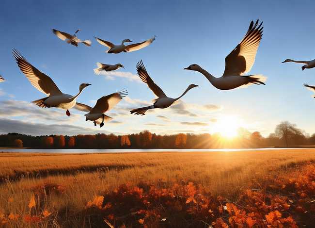 大雁儿童绘本故事（大雁南飞绘本故事）