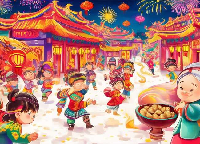 春节儿童故事绘本（幼儿园关于春节的绘本故事）