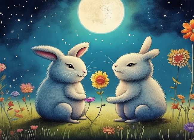 儿童手绘故事兔子的友谊（兔子的友谊这个故事告诉我们）