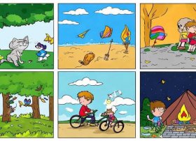 儿童连环画6张简单（儿童连环画6张简单配文）