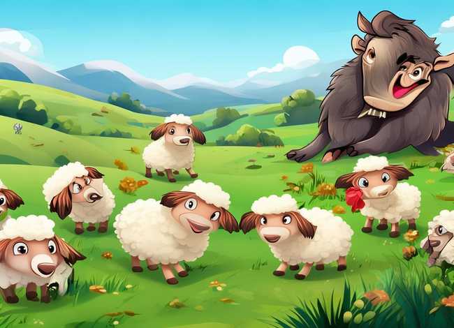 儿歌七只小羊和狼的故事视频、儿歌七只小羊和狼的故事视频教学