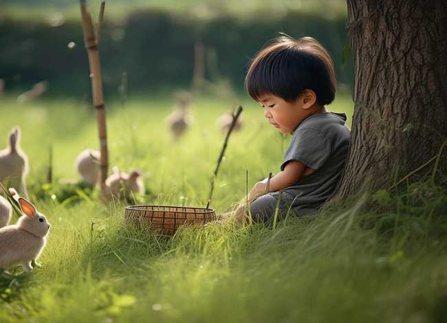 守株待兔儿童成语小故事（少儿成语故事守株待兔）