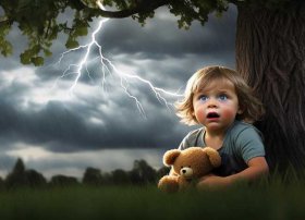 打雷闪电的幼儿故事（打雷闪电的幼儿故事大全）