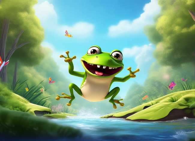 儿童故事青蛙的故事、儿童故事勇敢的小青蛙