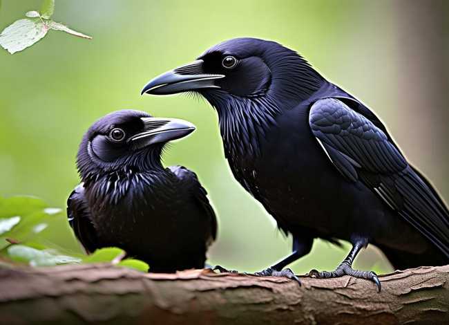 乌鸦反哺儿童图片；乌鸦反哺儿童图片高清