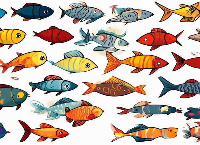 儿童画鱼大全(儿童画鱼图片大全简单漂亮简笔画) 儿童画鱼大全(儿童画鱼图片大全简单漂亮简笔画)