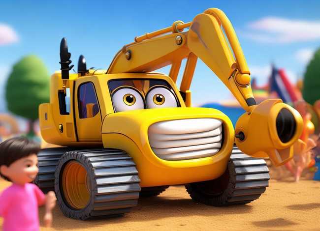儿童动画片工程车挖掘机 儿童动画片工程车挖掘机爱奇艺