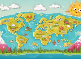 儿童地理故事拼图；幼儿地理启蒙故事