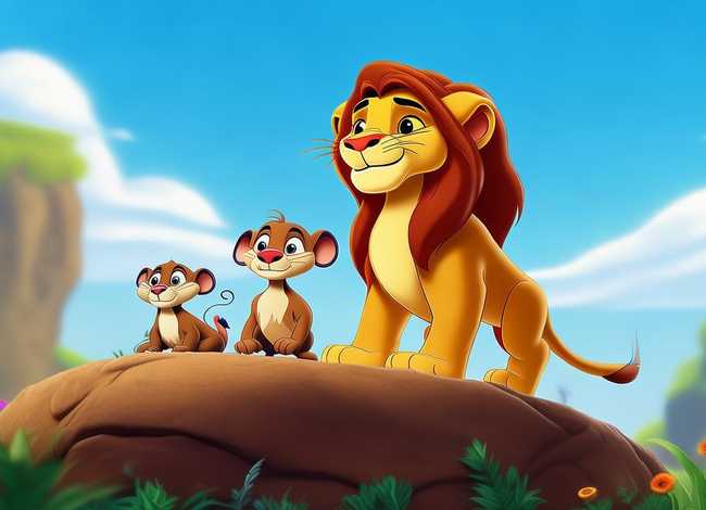 儿童英雄狮子王的故事（儿童故事3-6岁狮子王）