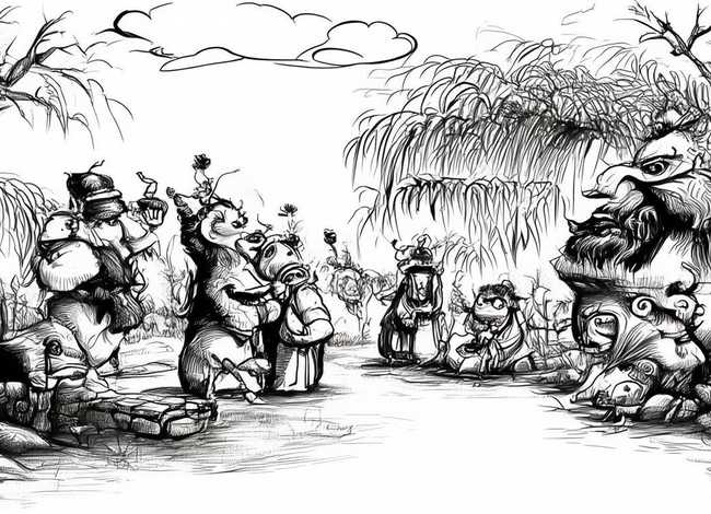 成语故事图片简笔画,成语故事图片配图简笔画 成语故事图片简笔画,成语故事图片配图简笔画