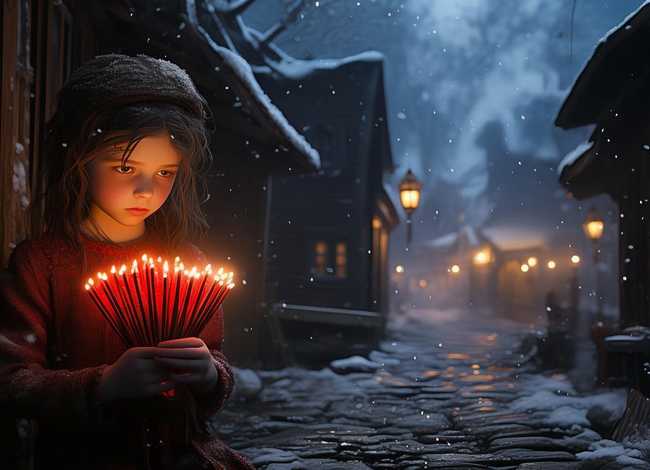 英语童话小故事（英语童话小故事卖火柴）