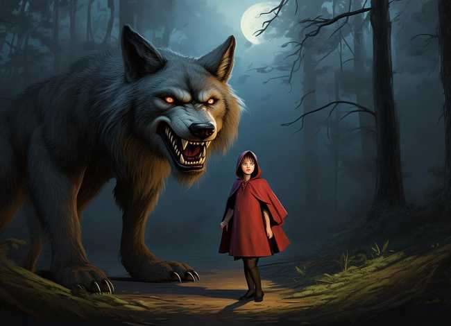小红帽和大灰狼的故事真实版 小红帽和大灰狼的故事真实版图片