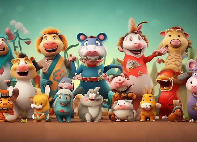 12生肖故事儿童故事动画片，12生肖的故事动画片