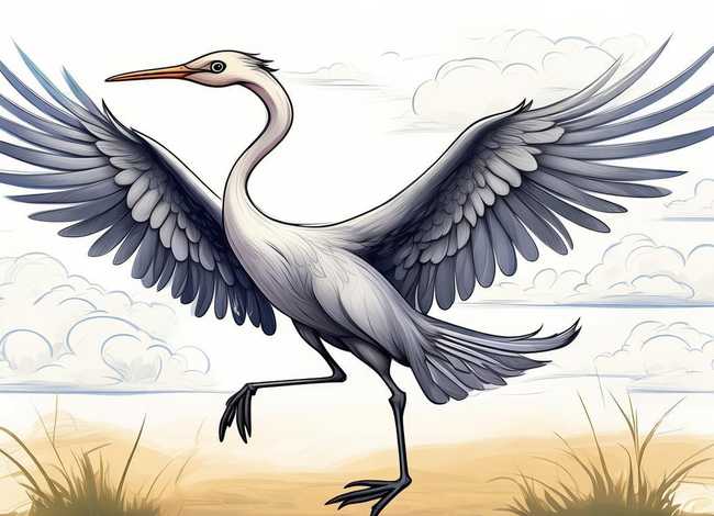 仙鹤儿童画简笔画、儿童简笔画仙鹤的画法 仙鹤儿童画简笔画、儿童简笔画仙鹤的画法