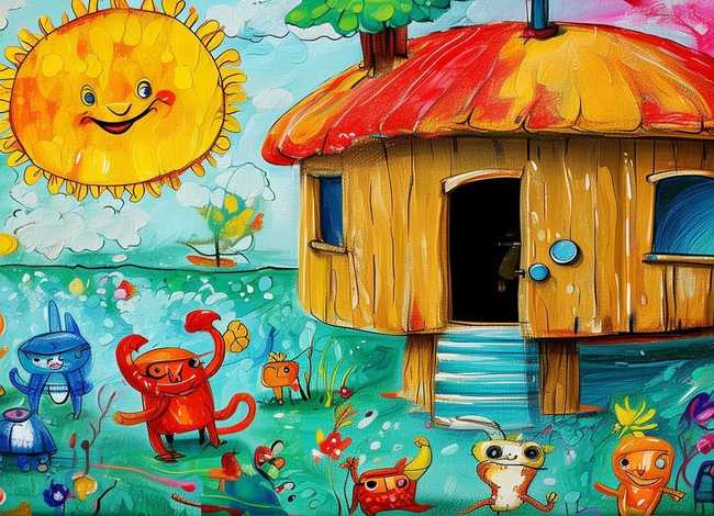 幼儿手绘故事画(幼儿手绘故事画画图片) 幼儿手绘故事画(幼儿手绘故事画画图片)