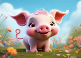 儿童口才画小猪，儿童口才画小猪怎么画