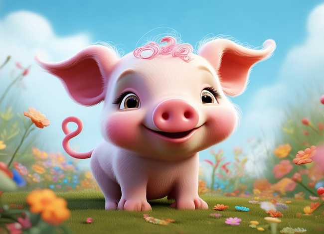 儿童口才画小猪，儿童口才画小猪怎么画
