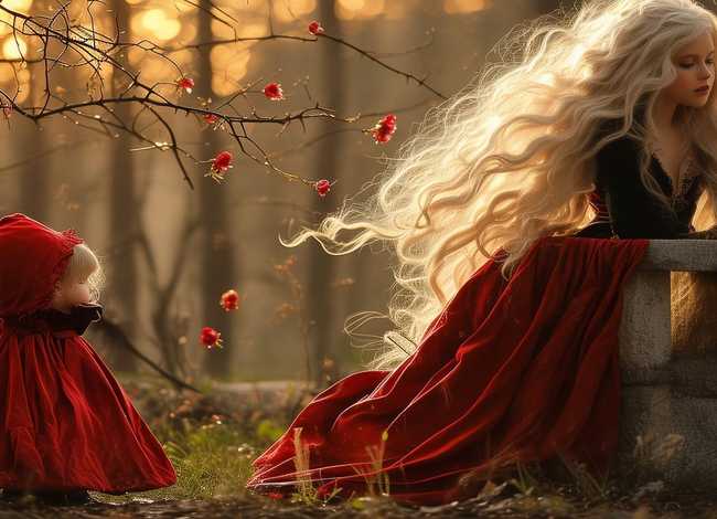 儿童睡前小故事小红帽和白雪公主，小红帽的故事和白雪公主的故事