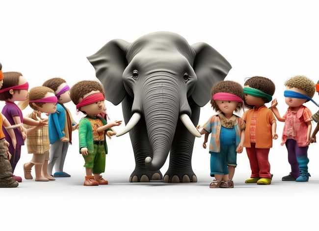 儿童故事盲人摸象身子（盲人摸象 故事）