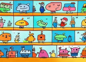 简易连环画故事；简易连环画故事怎么画