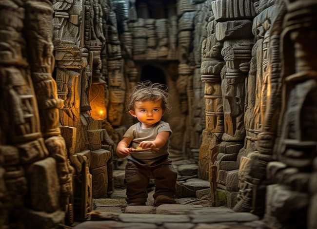 儿童故事在迷宫里迷路、在迷宫里迷路了,怎么样才能出去