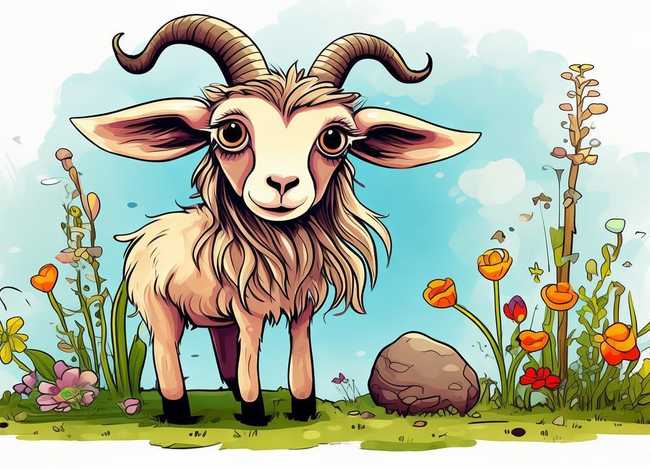 聪明的小山羊绘本故事图片 - 聪明的小山羊绘本故事图片简笔画 聪明的小山羊绘本故事图片 - 聪明的小山羊绘本故事图片简笔画