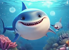 鲨鱼故事儿童睡前故事（鲨鱼的幼儿睡前故事）