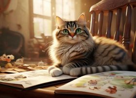 关于猫咪的故事、关于猫咪的故事英文