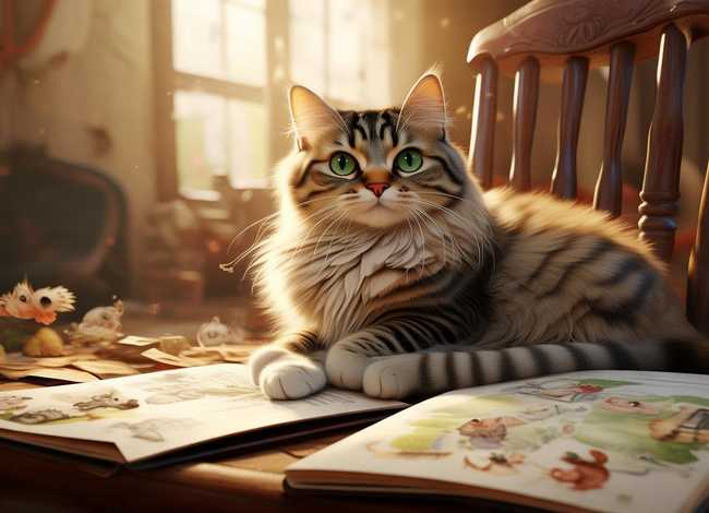 关于猫咪的故事、关于猫咪的故事英文