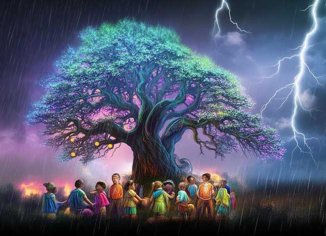 关于打雷的童话故事、关于打雷的神话故事