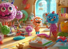 儿童细菌故事在线阅读、有关细菌的幼儿故事