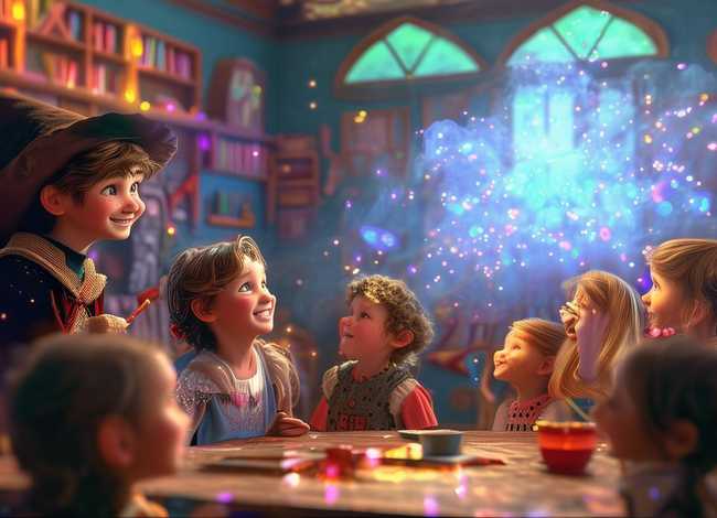 儿童故事魔法师的故事、幼儿园魔法师的故事