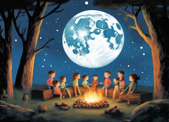 儿童故事月亮的传说、月亮的传说故事大全100字
