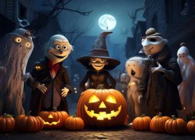 万圣节小故事视频；万圣节小故事视频完整版