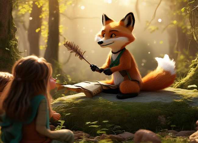 有智慧的狐狸儿童故事，狐狸的智慧故事表演