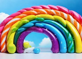 儿童彩虹糖简笔画图片大全 - 儿童彩虹糖简笔画图片大全可爱