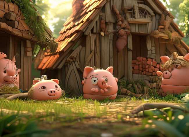 3只小猪儿童故事文字版;3只小猪的故事文字版 3只小猪儿童故事文字版;3只小猪的故事文字版