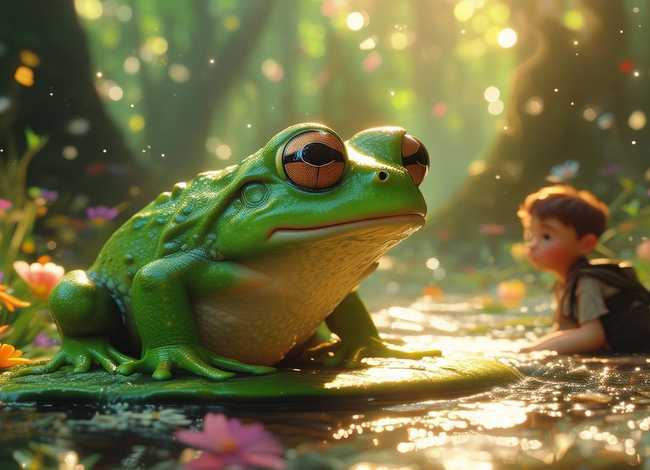 儿童启蒙故事青蛙变王子 - 儿童故事王子变青蛙全集