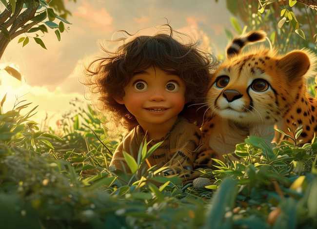 猎豹儿童故事书、猎豹故事睡前故事 猎豹儿童故事书、猎豹故事睡前故事