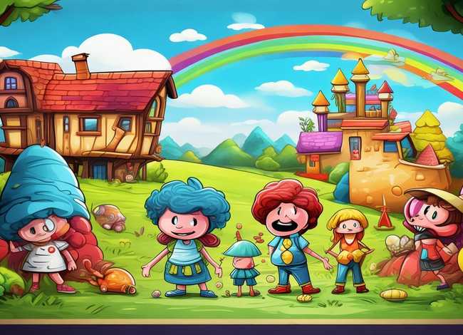 儿童故事简短漫画手绘 儿童漫画故事短视频