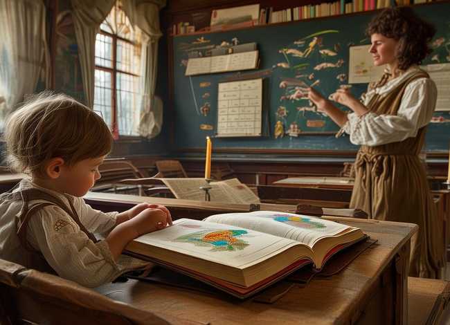 世界上第一本带有插画儿童故事书、世界上第一本带有插图的教科书