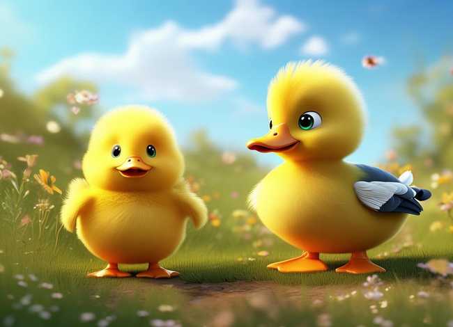 儿童故事小鸡和小鸭的故事，小鸡和小鸭子的故事视频