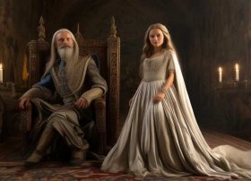 国王和公主的故事，长脸国王和公主的故事