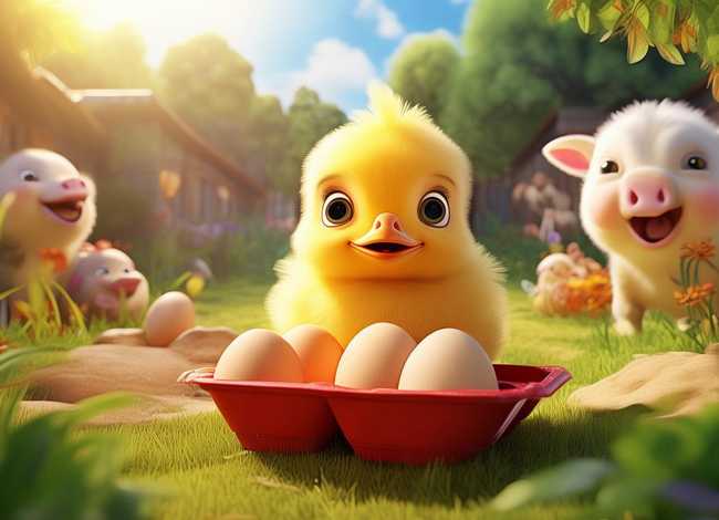小鸡的儿童故事，关于小鸡的幼儿故事视频