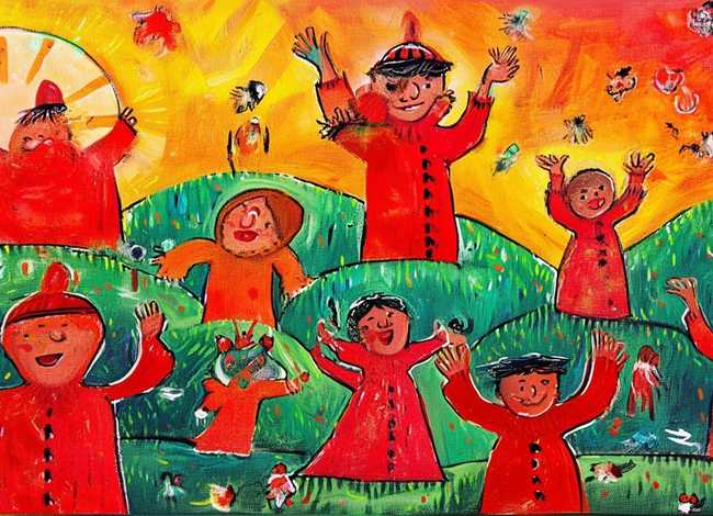 红色故事儿童绘画,红色故事绘画作品幼儿 红色故事儿童绘画,红色故事绘画作品幼儿