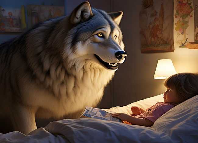 小儿故事0-3岁儿童大灰狼（小儿故事睡前故事大灰狼）
