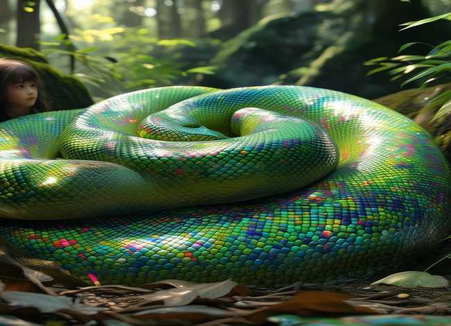 大蟒蛇的童话故事，大蟒蛇的故事在线收听