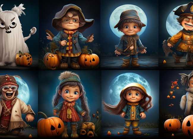 万圣节儿童图片 - 万圣节儿童图片大全
