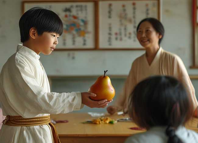 孔融让梨的故事教学视频 - 孔融让梨的故事视频德育教育